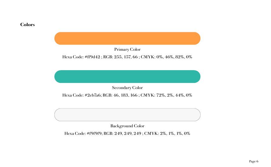 CityKick color palette
